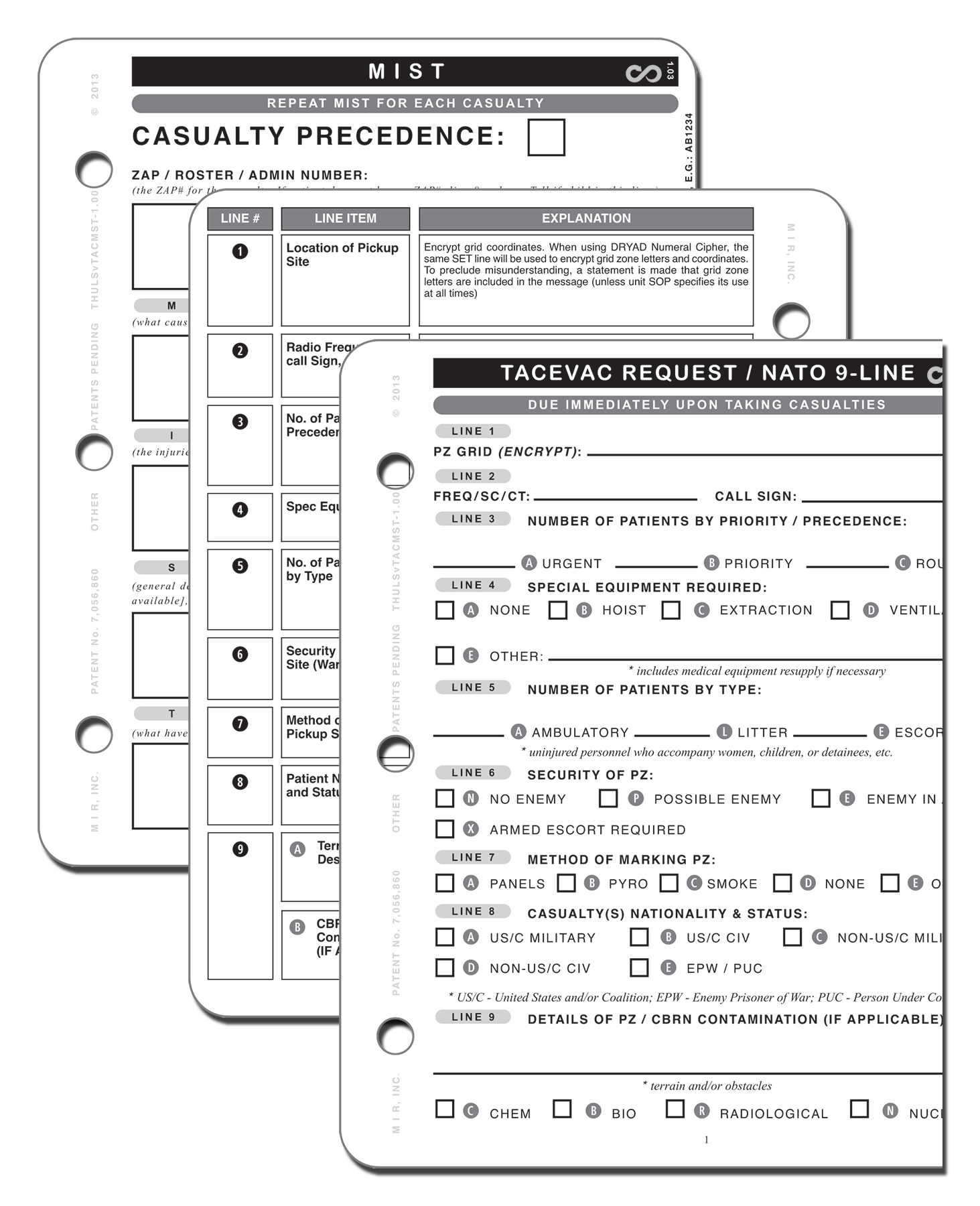 Army 9 Line Medevac Card - army.iesanfelipe.edu.pe